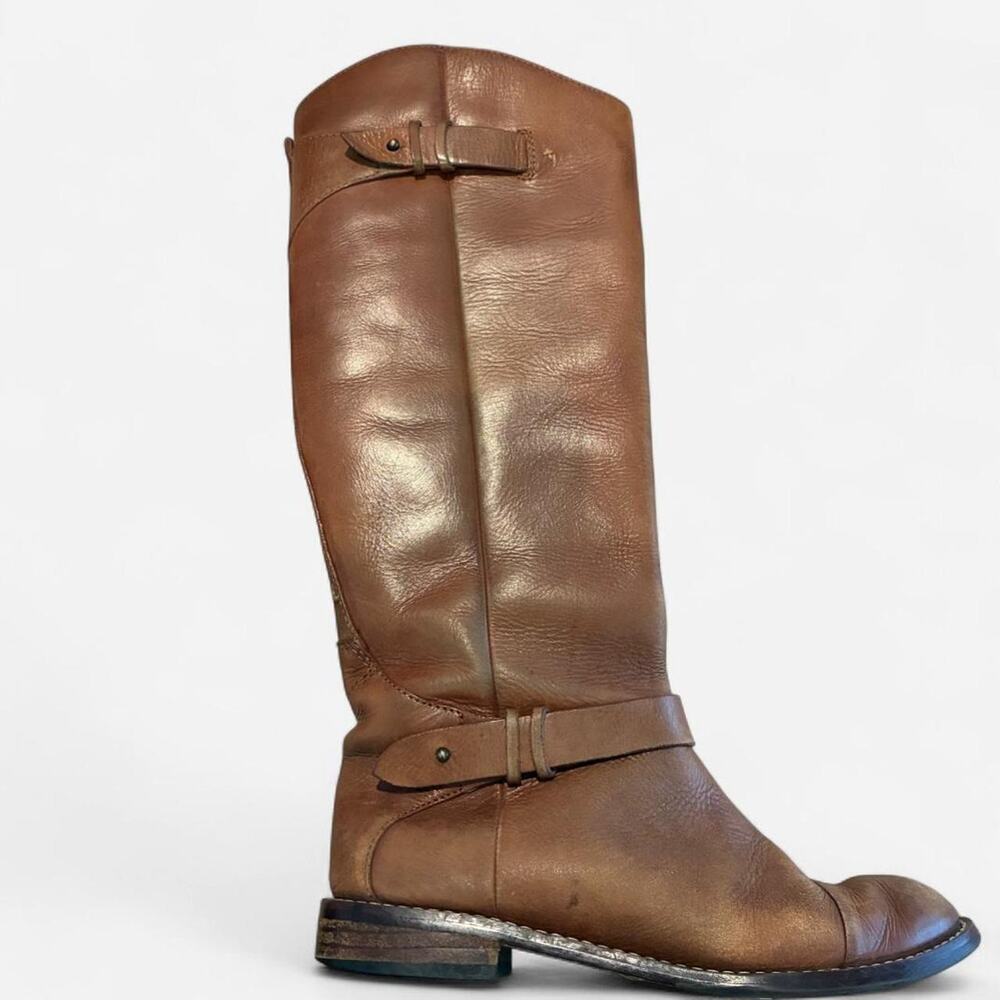 Halogen Knee High Leather boots Sz 5 1/2  Authentic Leather‎